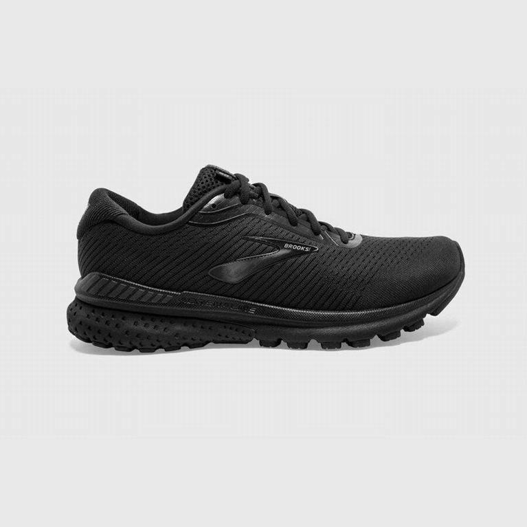 Tenis Brooks Adrenaline Gts 20 - Zapatillas Para Correr En Asfalto Hombre - Negras / Gris (MXFU-5697